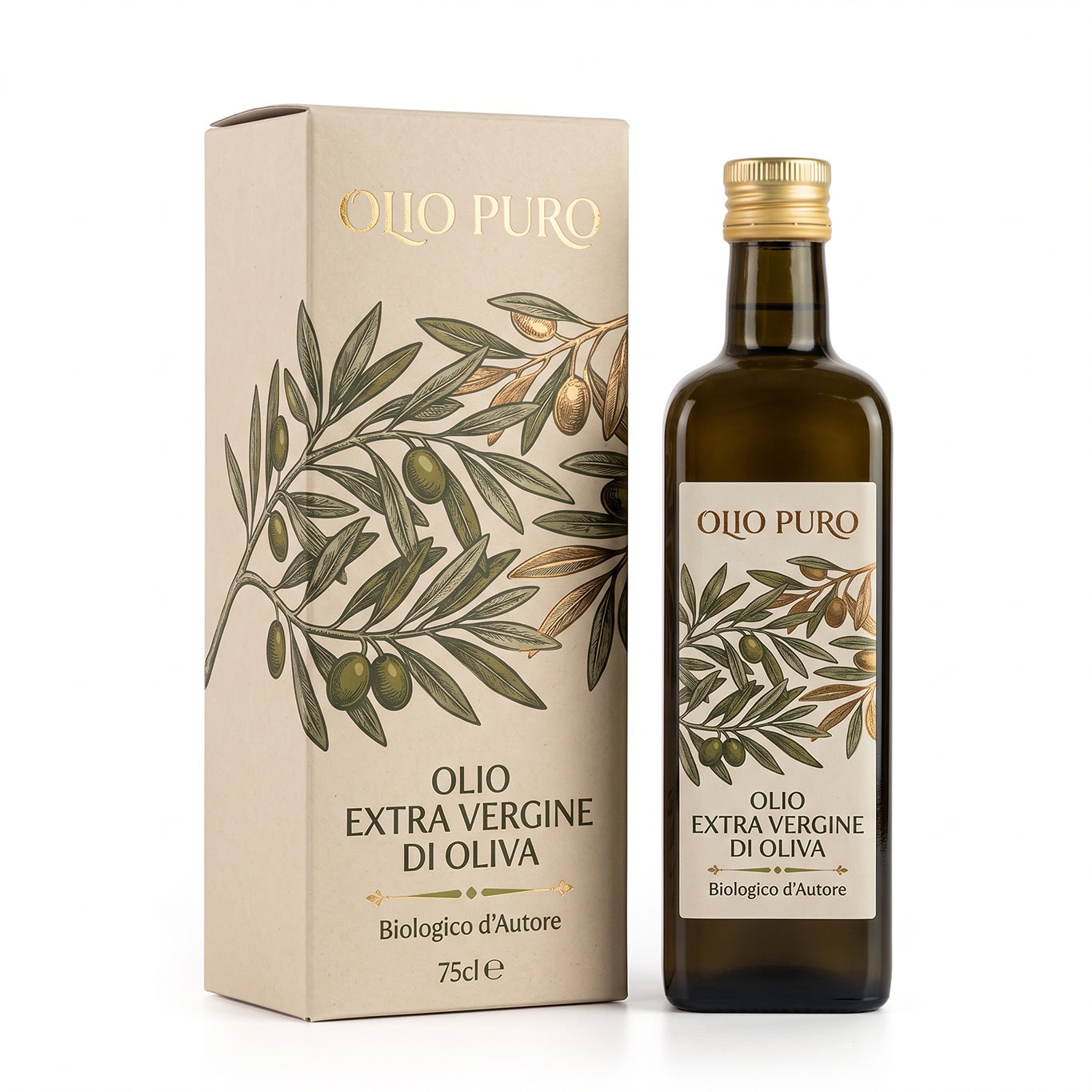 scatole per bottiglie di olio